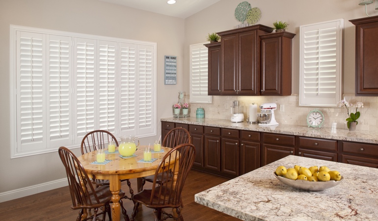Polywood Shutters in Clearwater kitchen